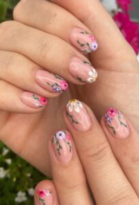 Floral Nail Designs