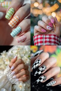 Checkerboard Nails
