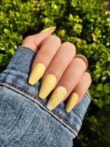 Lemon Yellow Nails