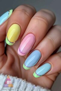Pastel French Tips