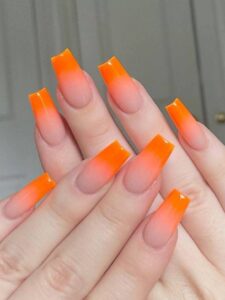 Sunset Ombre Nails