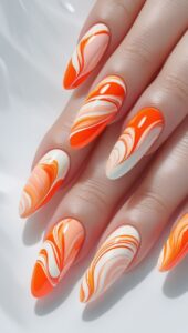 Tangerine Dream Nails